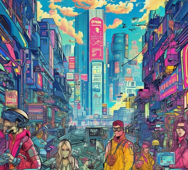 漫画书，科技革命的画中世界